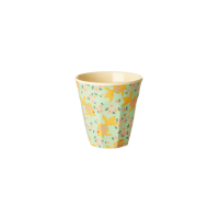Kids Small Melamine Cup Goldfish Green Print Rice DK
